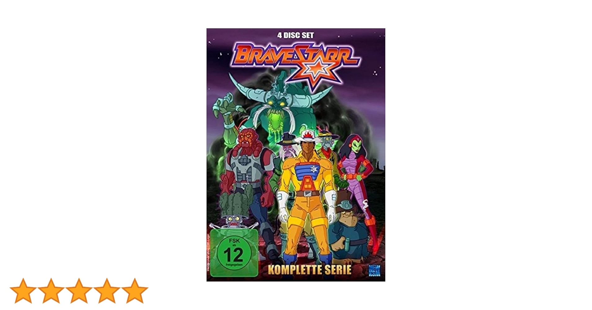 Bravestarr - Gesamtbox inkl. Legende - New Edition [4 DVDs